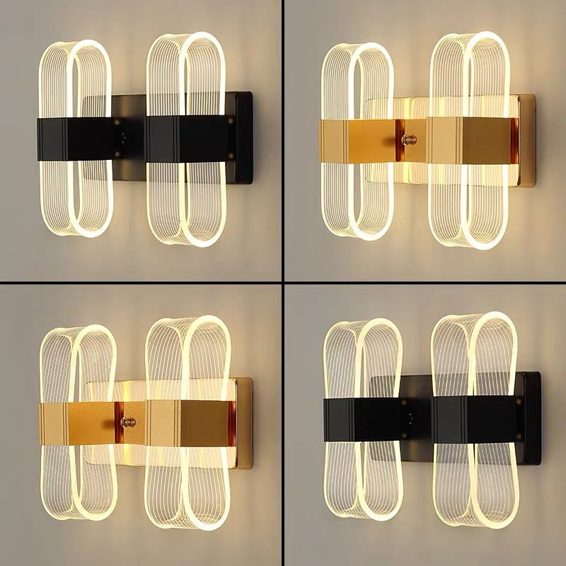 Golden Nordic Style Wall Lamp